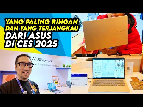 980 GRAM! Copilot+ PC dari ASUS: Pilih yang Super Ringan, atau Sangat Terjangkau? ASUS di CES 2025