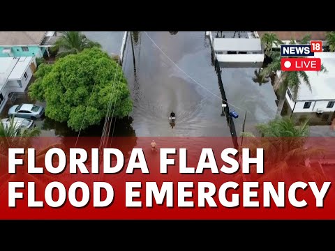 Florida Floods | Flash Flood Emergency In South Florida Live | Florida News Live | News18 | N18L