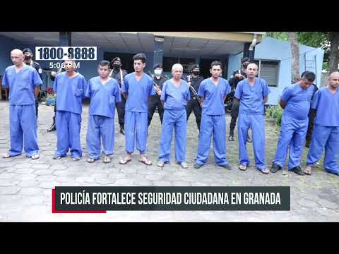 Policía en Granada trabaja en fortalecer la seguridad - Nicaragua