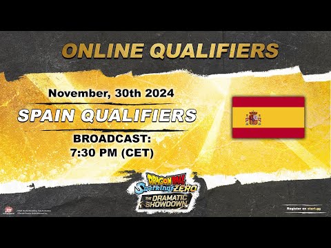 DRAGON BALL: Sparking! ZERO - THE DRAMATIC SHOWDOWN - SPAIN ONLINE QUALIFIERS