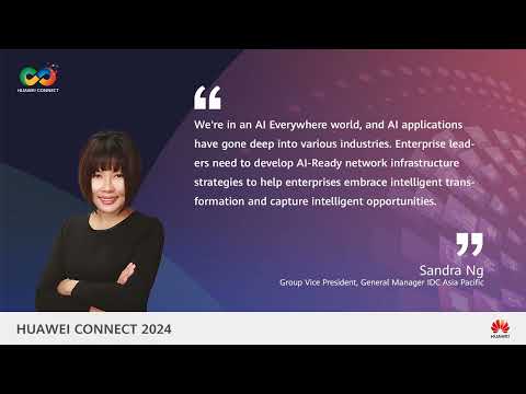 Find our golden sentence here! Huawei Connect 2024 Data Communication Summit