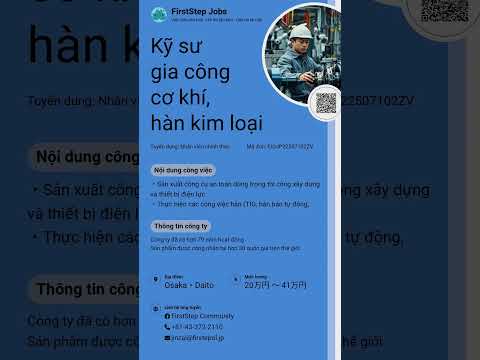 Bạn muốn ổn định cuộc sống tại Nhật? Hãy bắt đầu từ công việc phù hợp! #nhatban #tuyendung #vieclam