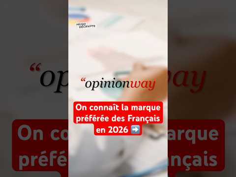 On connaît la marque préférée des Français en 2026