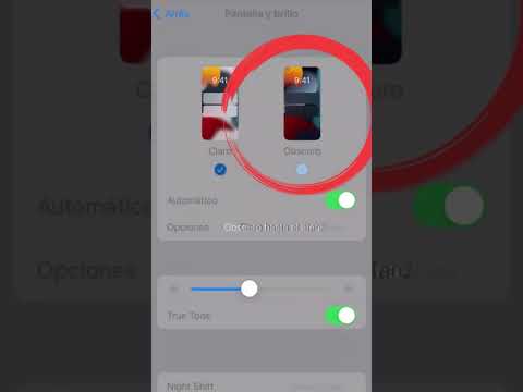 Cómo poner tu iPhone en modo oscuro