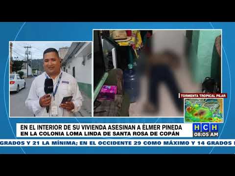 Muerto dentro de su casa hallan a un hombre en Santa Rosa de Copán