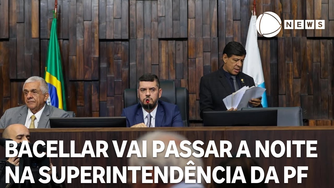 Bacellar vai passar a noite na superintendência da PF TV Online Bacellar vai passar a noite na superintendência da PF
