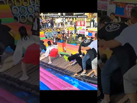 Swinging Bridge Challenge💀