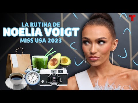 Así es un día en la vida de Noelia Voigt, Miss USA 2023 | Telemundo Entretenimiento