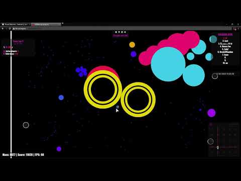 Agar.io // Server Takeover #105 OSMÃŇĿI ĨMP. ☾☆ & Metry