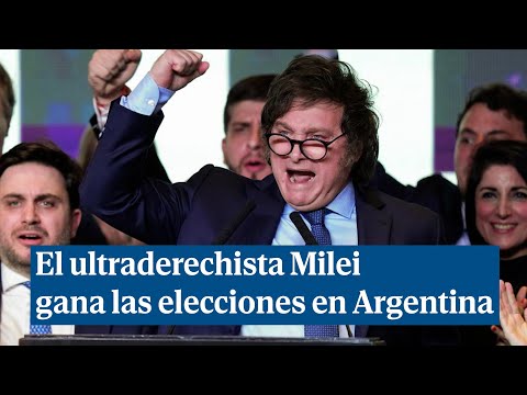 Javier Milei gana las elecciones en Argentina