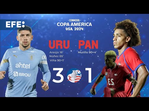 3-1. Araújo, Núñez y Viña le dan la victoria a Uruguay ante una sorprendente Panamá