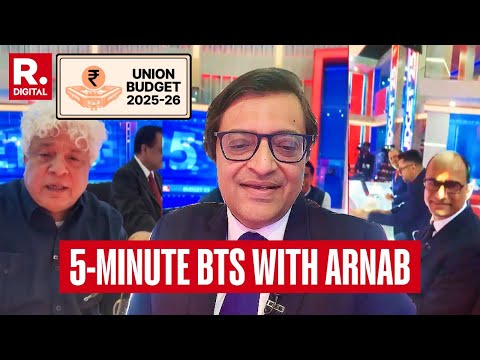 BTS With Arnab on Budget Day: Get A Glimpse Of Republic’s Magnificent Studio Amid Budget 2025