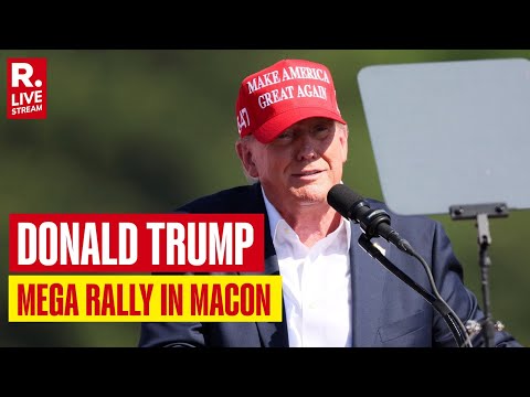 Republican presidential candidate Donald Trump campaigns In Macon | US Election