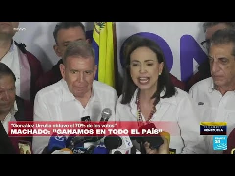 Oposición niega triunfo de Maduro y asegura que Edmundo González ganó presidenciales venezolanas