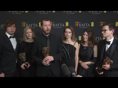 Backstage reaction from the BAFTA Film Awards, including winners of Best Documentary and Original Sc