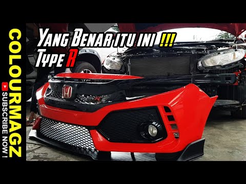 2020 INGIN YANG BARU ⁉ CIVIC HATCHBACK GANTI BUMPER ORIGINAL TYPE R 💯