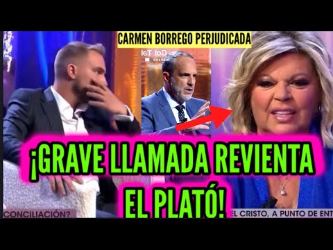 LLAMA PERJUDICADA! CARMEN BORREGO HACE ESTALLAR TERELU CAMPOS Y SU HIJO POR TERESA CAMPOS TELECINCO