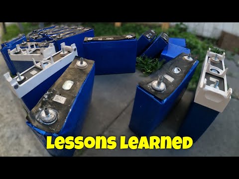 Stupid accident destroys LFP EV battery - total rebuild required