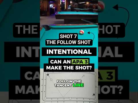 Shot 7 – The Draw Shot 🎯 #FollowThrough #CueBallControl