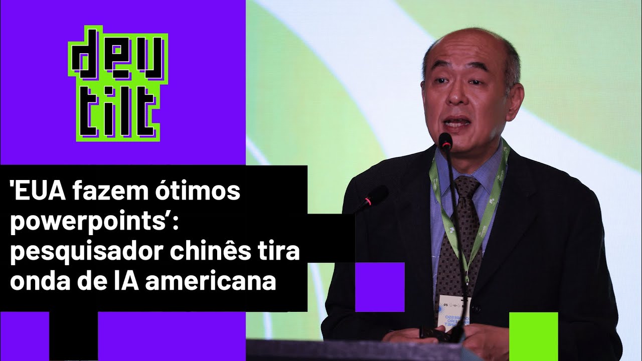 EUA fazem ótimos powerpoints são ótimos vendedores diz pesquisador chinês sobre corrida da IA