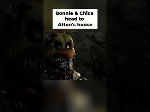 Bonnie & Chica walk with Lefty #theinterviewed #nightmarechica #lefty #fnaf4 #nightmarebonnie