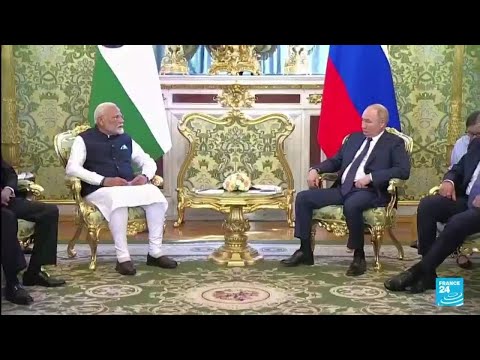 Primer ministro Indio, Narendra Modi, visita a Vladimir Putin en Moscú para fortalecer alianzas