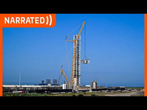 Starship Version 2 Aft Section Rolled Out for Stacking | SpaceX Boca Chica