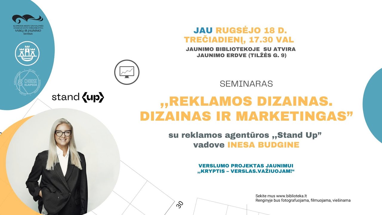 Reklamos dizainas ir marketingas!