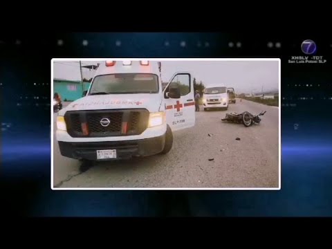 Accidente en carretera Charcas-Santo Domingo deja dos personas heridas
