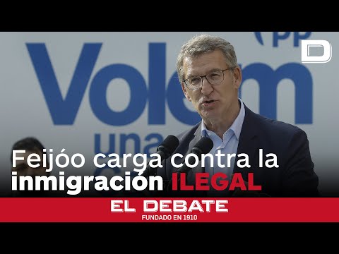 Feijóo endurece su discurso contra la inmigración ilegal en la recta final de la campaña en Cataluña