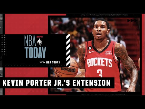Woj OUTLINES DETAILS surrounding Kevin Porter Jr.’s Rockets extension  | NBA Today video clip