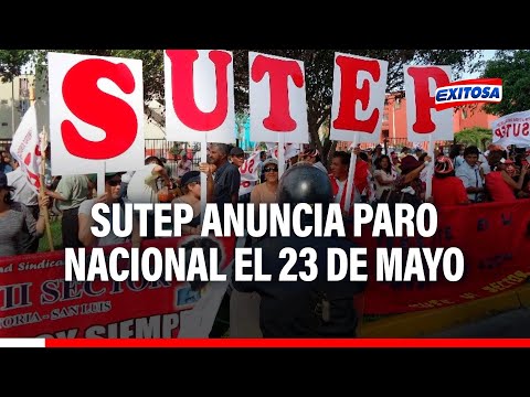 Sutep anunció un paro nacional para el jueves 23 de mayo