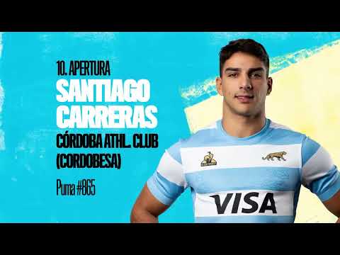 Formación de Los Pumas ante Francia en Mendoza