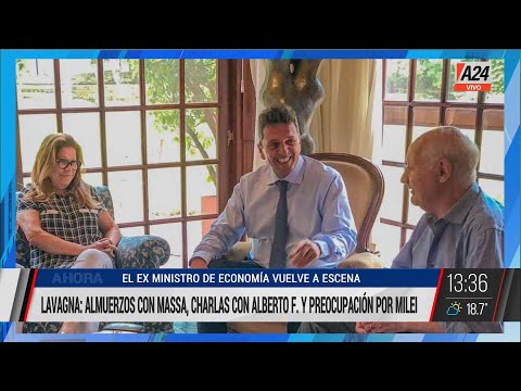 El ex ministro de economía, Roberto Lavagna, vuelve a escena I A24