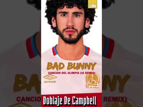 Bad Bunny también celebra el título de Olimpia interpretando su FAMOSA canción con IA #oncenoticias