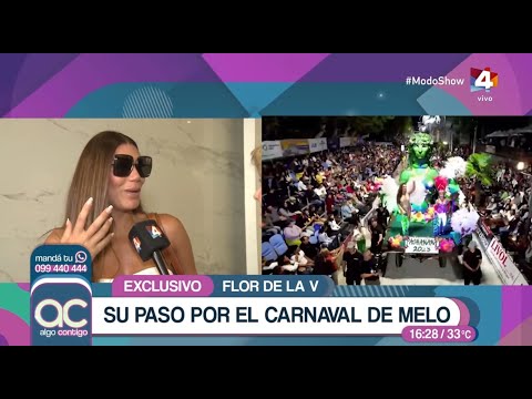 Algo Contigo - Flor de la V: El Carnaval de Melo fue una fiesta hermosa