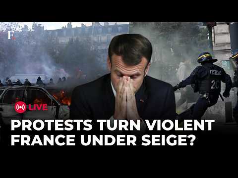 France Protests LIVE : Protesters Storm Marseille <strong>City</strong> <strong>Hall</strong> as Buildings Burn Across Cities