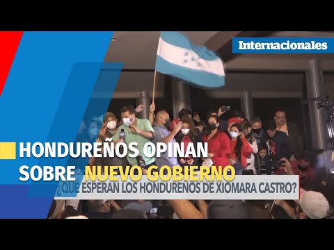 Expectativas de hondureños sobre Xiomara Castro