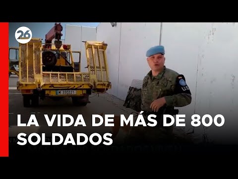 ¿Cómo es vivir en la base española ubicada en el Líbano?