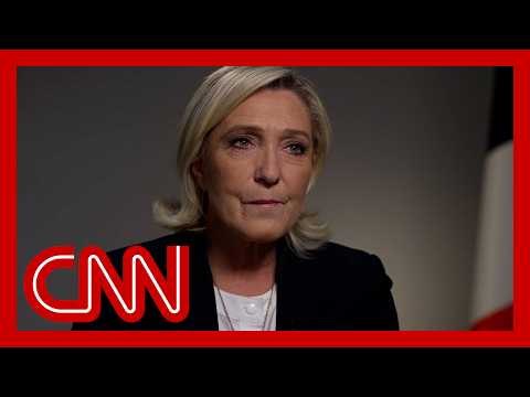 'You're kidding me, right?' Amanpour challenges Le Pen on 'far-right'