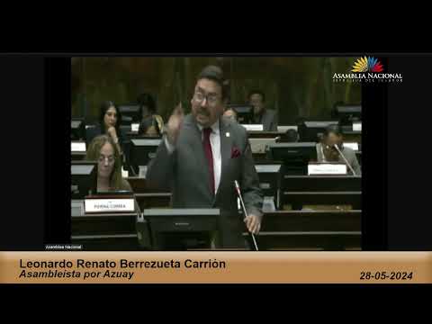 Asambleísta Leonardo Berrezueta - Sesión 925