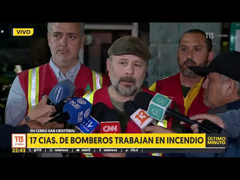 Director de Conaf por incendio en Cerro San Cristóbal: “Se presume algún tipo de intencionalidad”