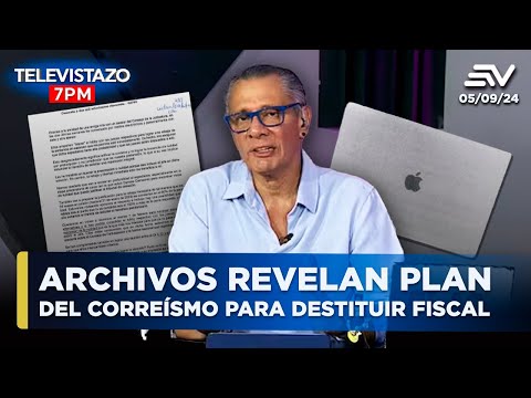 Datos del computador de Glas revelan plan de juicio contra fiscal Salazar | Televistazo 7PM #ENVIVO