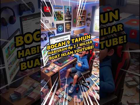 Bocah 9 Tahun Habiskan Rp 2,1 Miliar Buat Iklan YouTube!