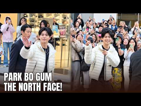 Park Bo-Gum Turns Heads at The North Face White Label’s Grand Opening!