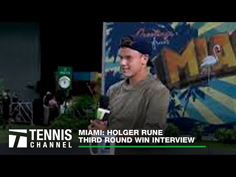 Holger Rune: 2023 Miami Third Round Win Interview