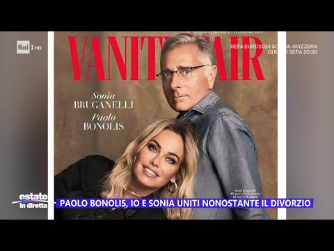 Paolo Bonolis e Sonia Bruganelli un anno dopo: divorzio alle porte - Estate in diretta 19/06/2024