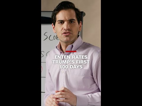 Harry Enten grades Trump’s first 100 days in office