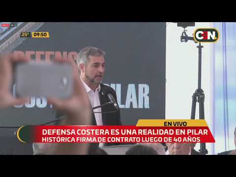 Defensa Costera es una realidad en Pilar