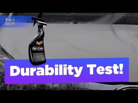 Car Wax Test : Meguiars Top Coat